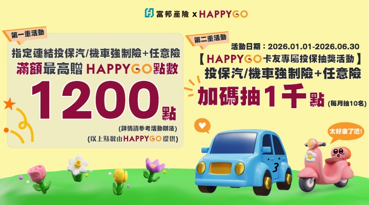 富邦產險(汽機車險)0427-0503