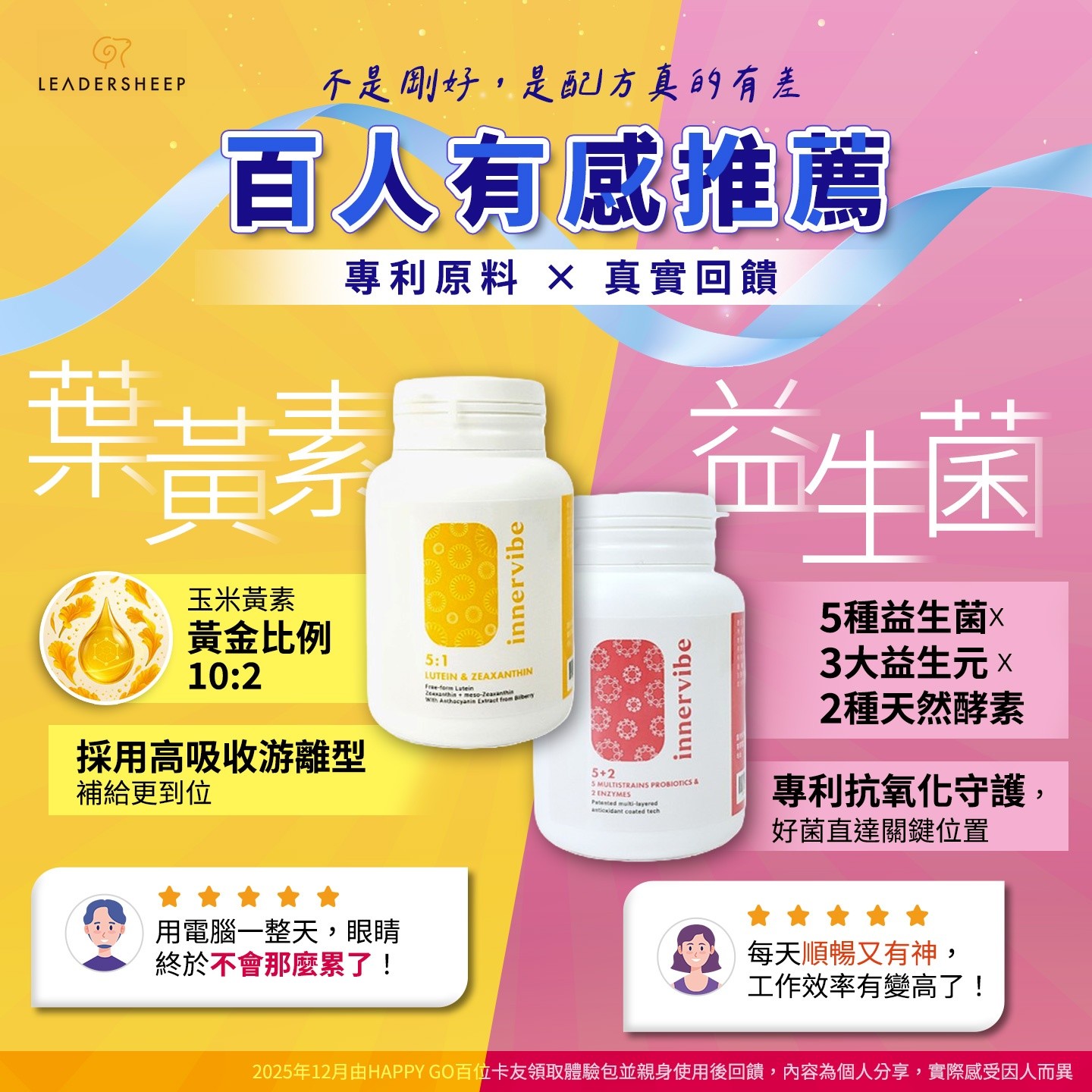 【5,500點等你領】有感推薦｜葉黃素＆益生菌限時85折